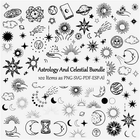 Download celestial-illustrations-bundle-svg SVG