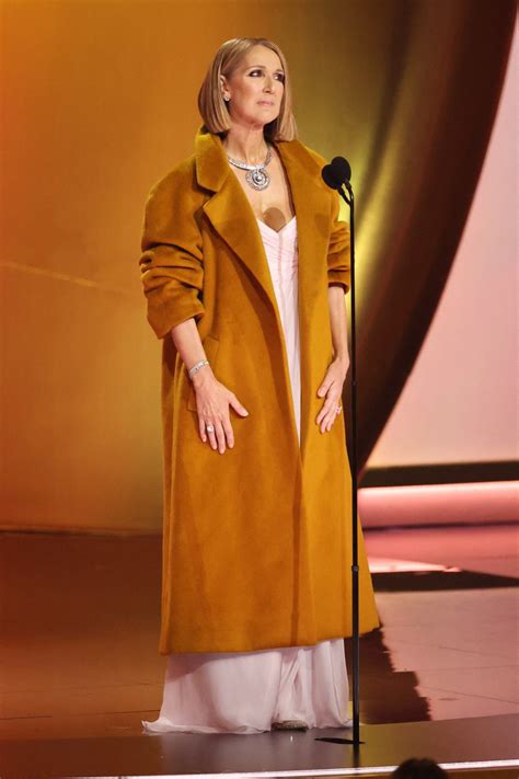 celine dion coat grammys 2024