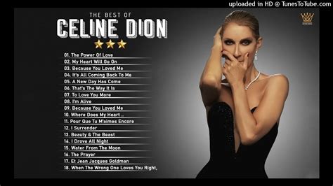 celine dion non stop love songs