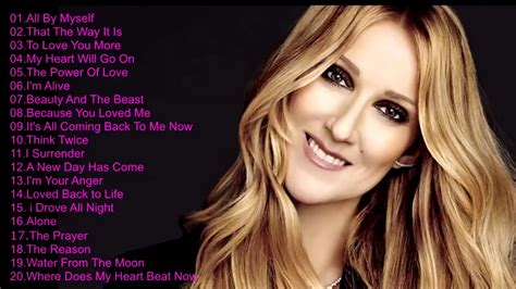 celine dion songs in english