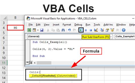 Cell Data Type Excel Vba