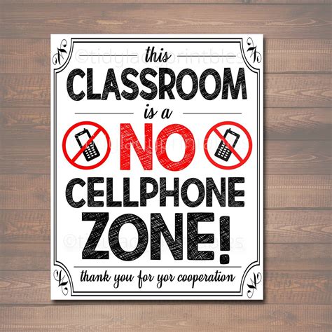 cell phone classroom rules