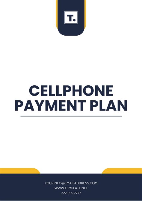 cell phone payment plan