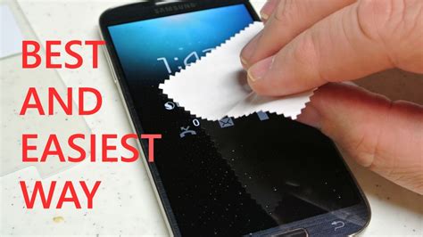 Cell Phone Screen Protector How To