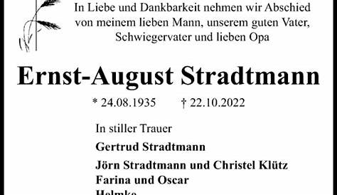 Traueranzeigen von Adelheid Gatzki | Trauerportal der Celleschen Zeitung