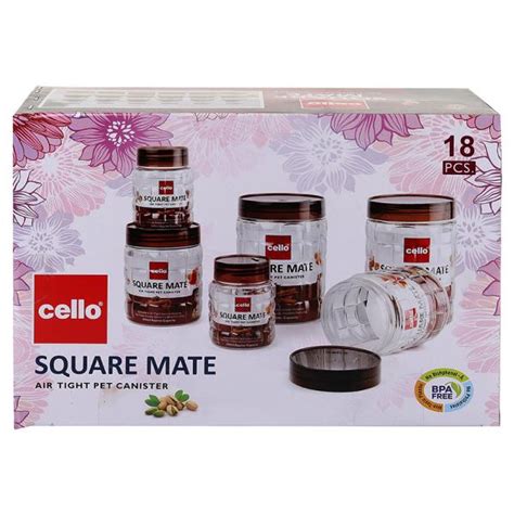 Cello Plastic Container Set