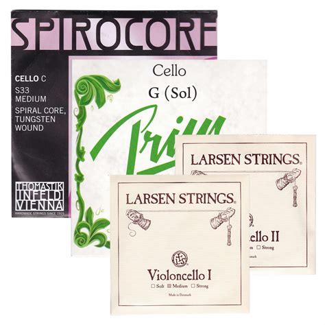 Cello Strings Larsen Spirocore Set