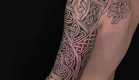 celtic knot half sleeve tattoo - Google Search | Celtic sleeve tattoos