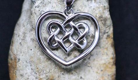 Celtic Love Knot Necklace - 925 Sterling Silver