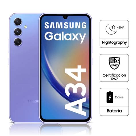 celular samsung galaxy a34 5g 256gb