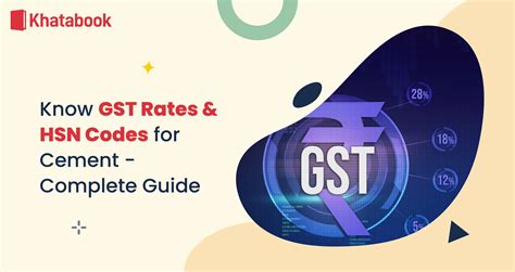 Cement Bricks Gst Rate And Hsn Code