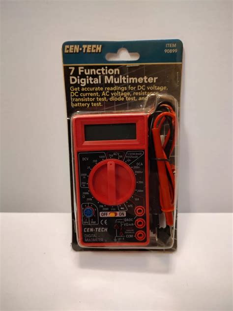How to Use a Cen Tech Multimeter? (7 Function Guide)