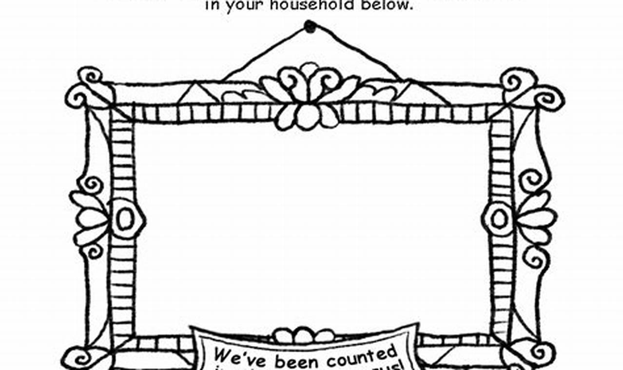 Fun and Educational Census 2020 Coloring Pages for Kids