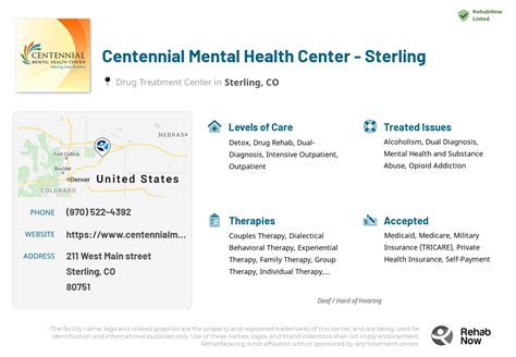 centennial mental health sterling co