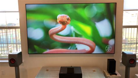 Center Channel Speaker Behind Projector Screen