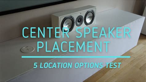 Center Channel Speaker Decibel