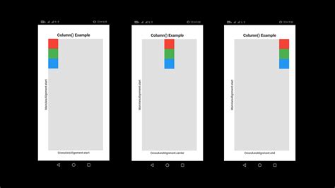 Center Column Horizontally Flutter