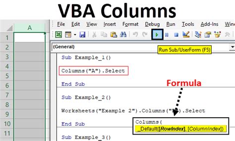 Center Column In Vba