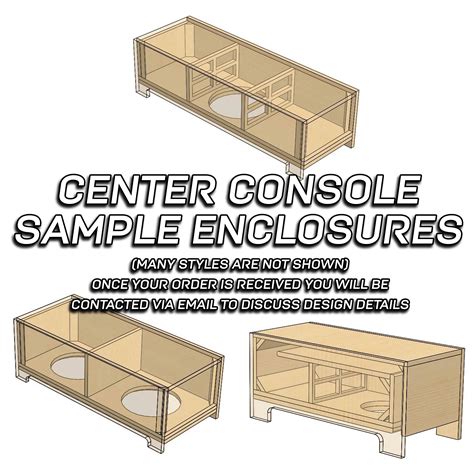 Center Console Sub Box Design