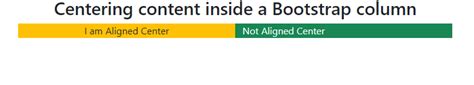 Center Content Of Column Bootstrap
