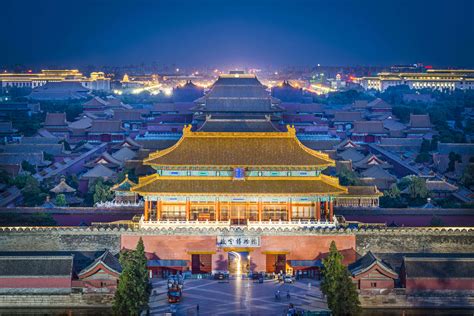 center of beijing is the forbidden city