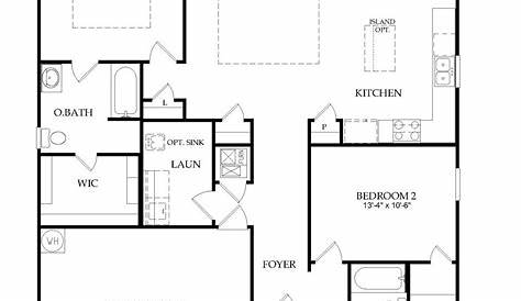 Centex Homes Cimarron Floor Plan Floor plans, House floor plans