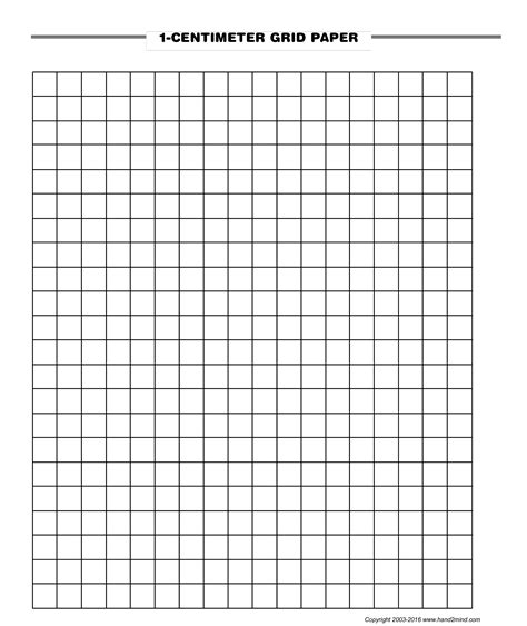 5 Lines per Inch Graph Paper on LetterSized Paper Free Download