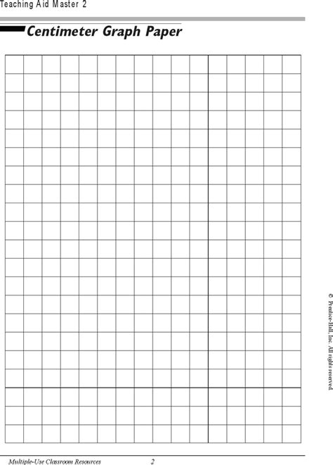 Centimeter Graph Paper Mcmillan