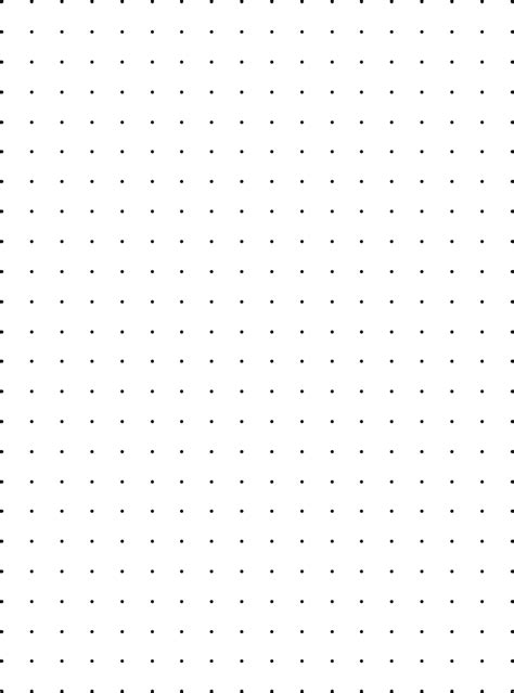 Centimeter Grid Dot Paper