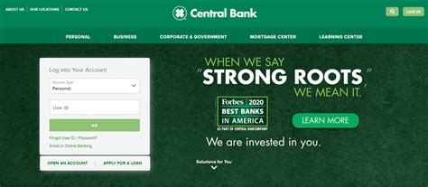 central bank login bc