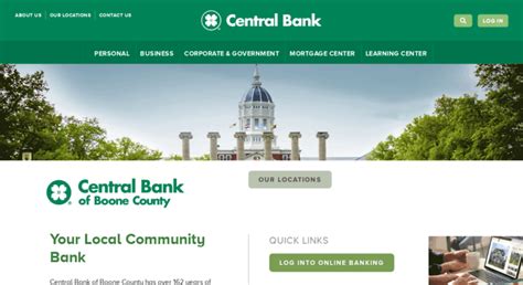 central bank of boone county online login