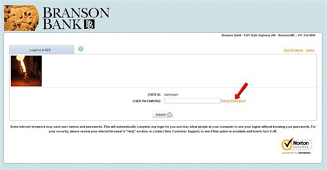 central bank of branson online login