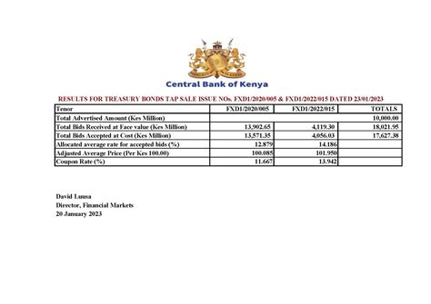 central bank of kenya treasury bonds