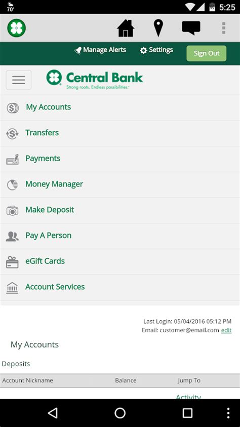 central bank personal online banking app