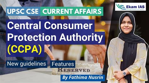 central consumer protection authority rules