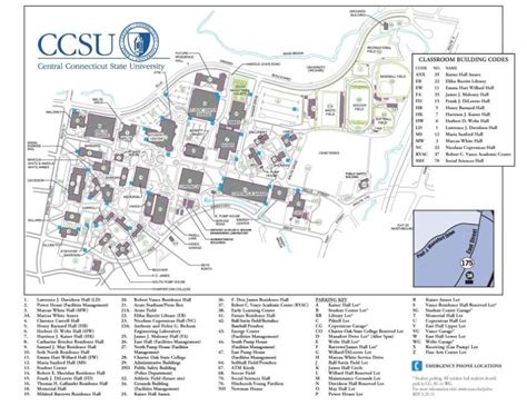 central ct university map