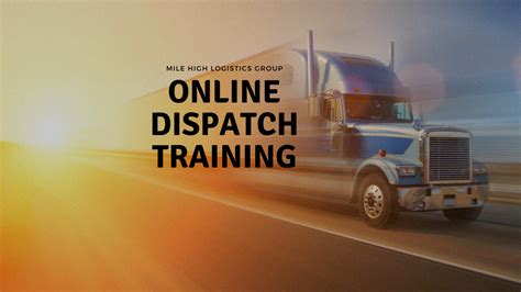 central dispatch free training