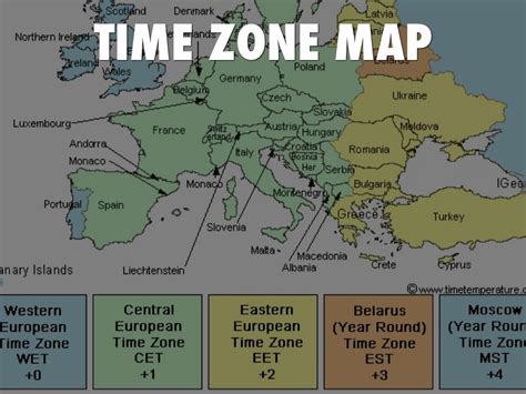 central european time zone to est