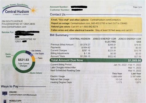 central hudson current rates