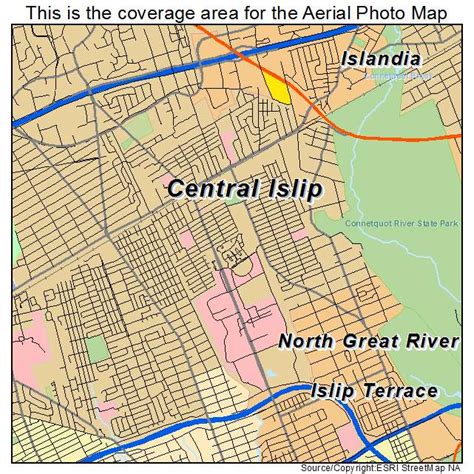 Central Islip Ny Map