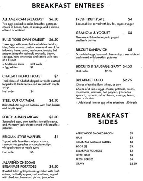 central market westgate cafe breakfast menu