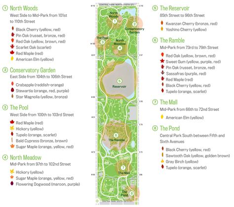 central park conservancy map