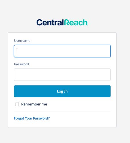 central reach members login in