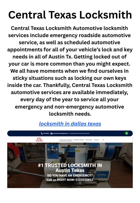 central texas locksmith