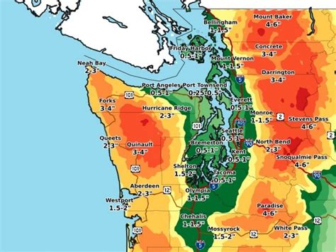 central washington weather forecast