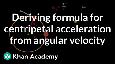 Centripetal Acceleration and Angular Velocity