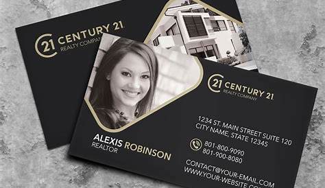 Century 21 business cards for realtors
