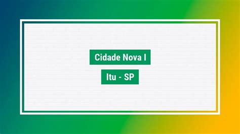 cep cidade nova 1