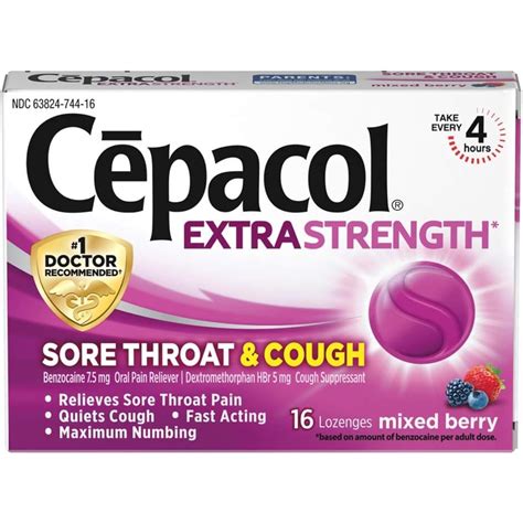 Soothe Your Sore Throat with Cepacol Cough Drops Relief