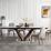 Extendable dining table made of glassceramic, L160/240 P90 cm Bacco
